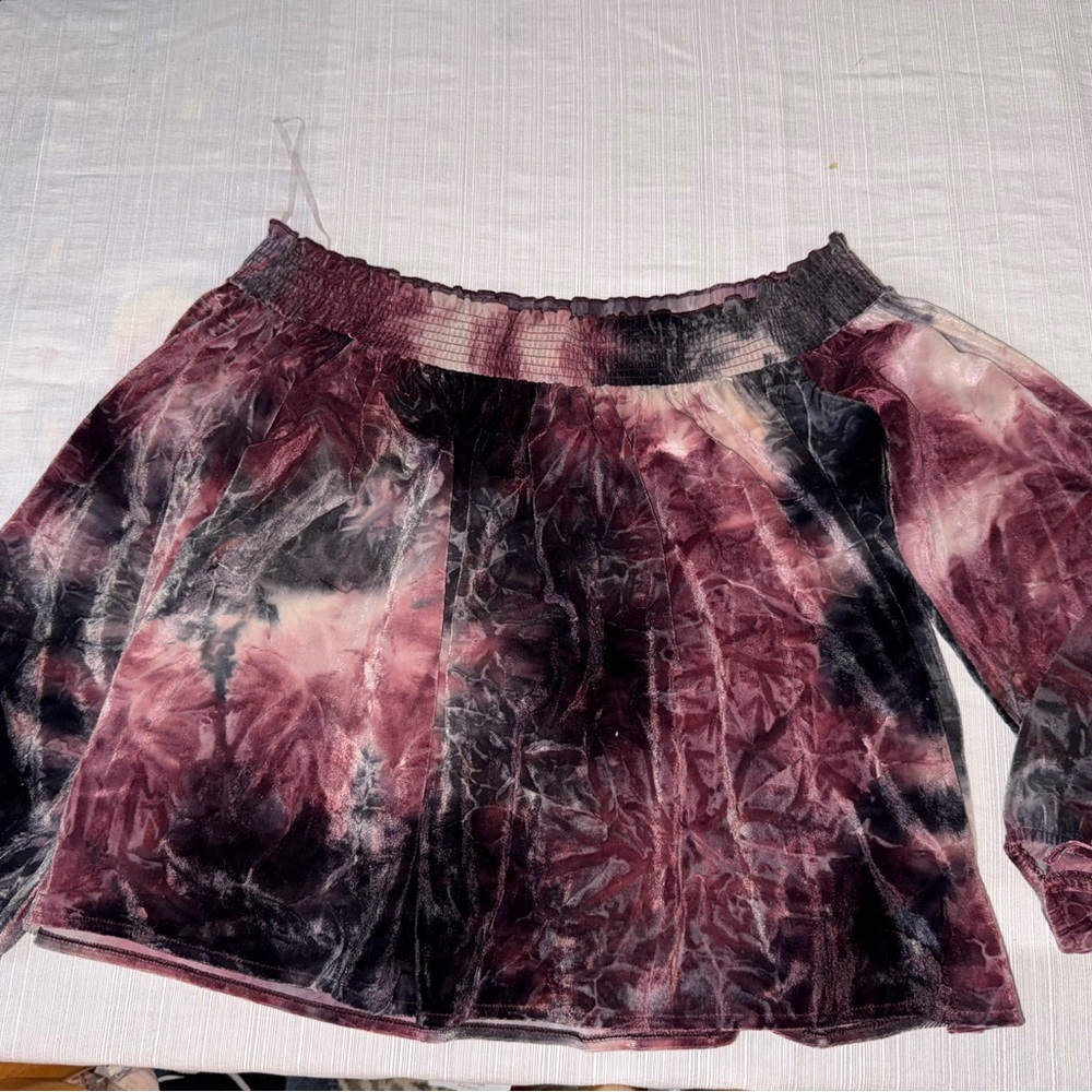 American Eagle Outfitters Purple and Pink Shirt